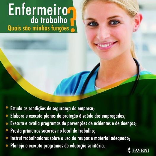 Enfermagem do Trabalho Faveni Cursos de Pós-Graduação EAD.